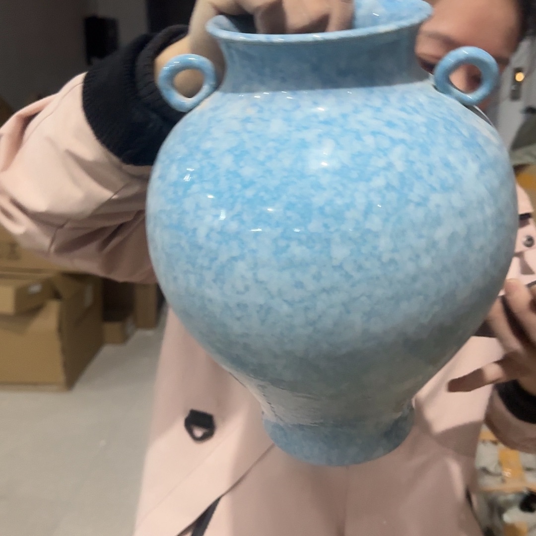景德镇手工制作花瓶