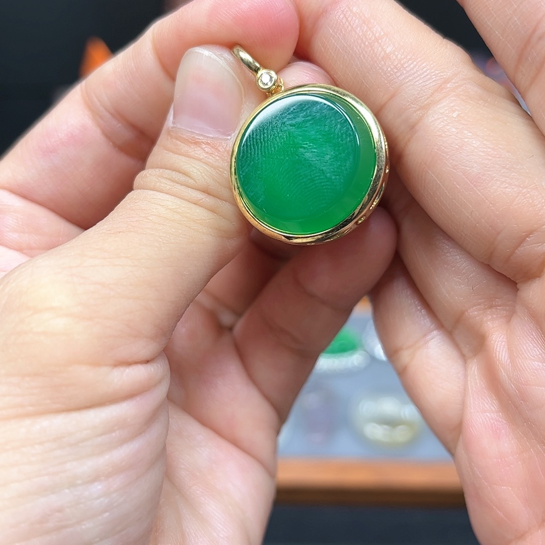 玛瑙/玉髓颈饰银S925镶嵌