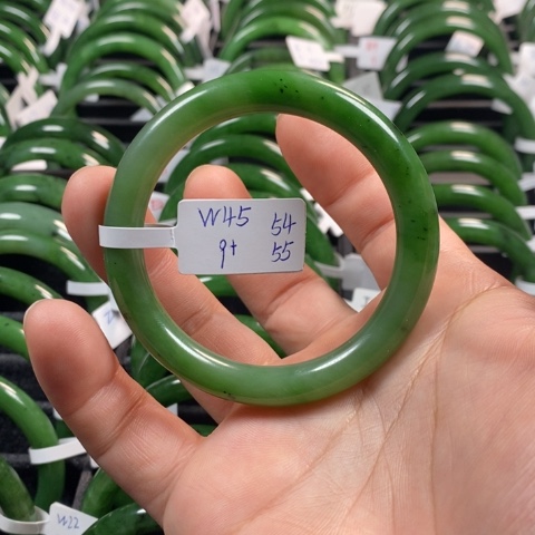 和田玉（碧玉）手镯未镶嵌余****