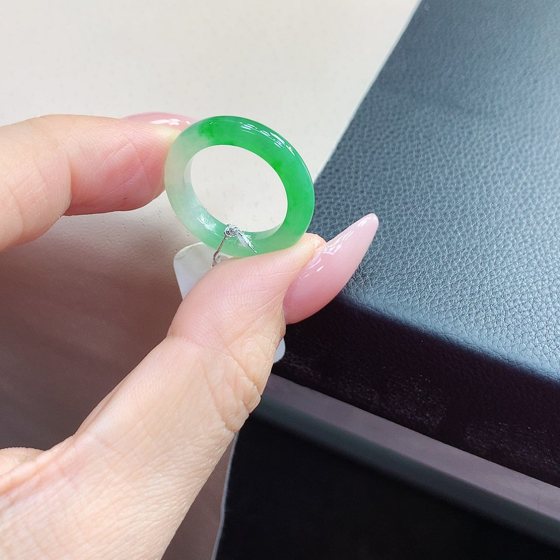 未镶嵌戒圈翡翠12号