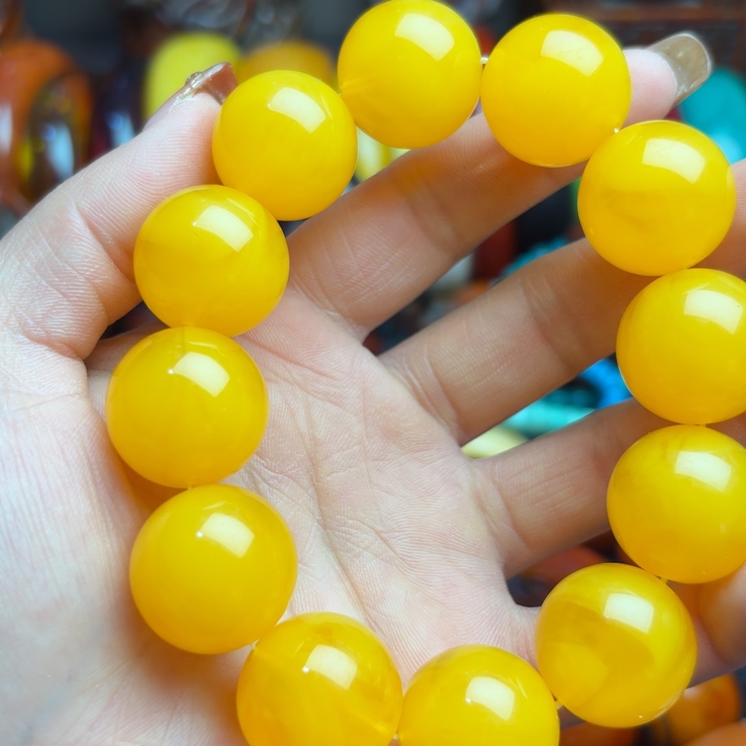 琥珀手链未镶嵌蜜蜡