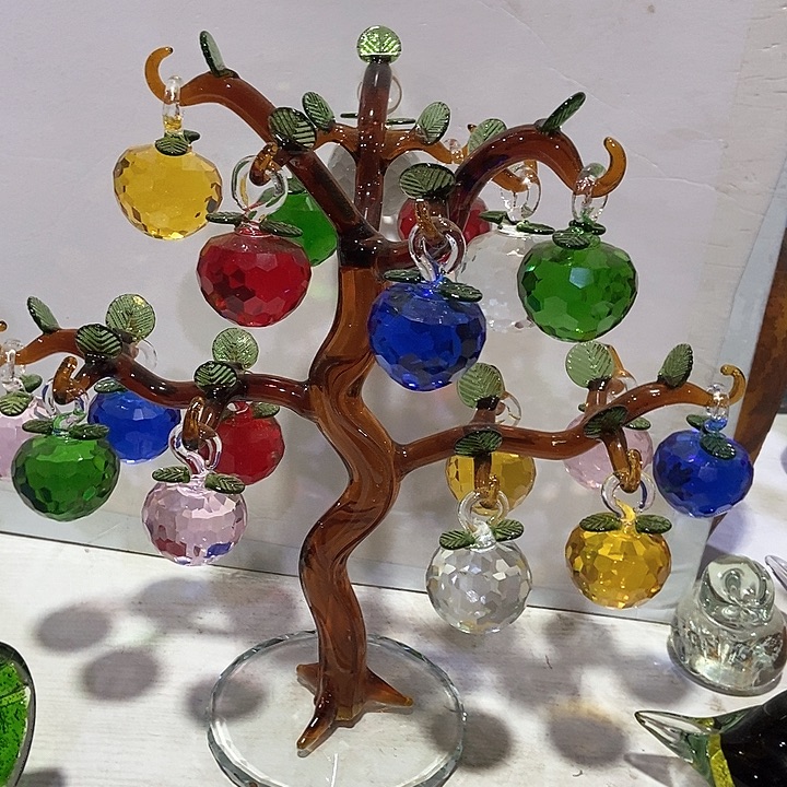 琉璃琉璃花瓶高32口32