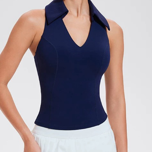 017女款POLO深V领