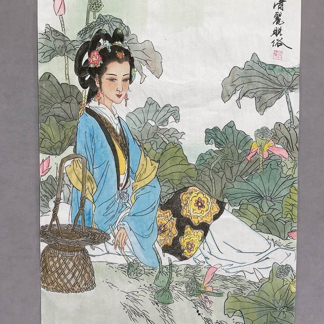 国画国画纯手绘作品请放心去藏