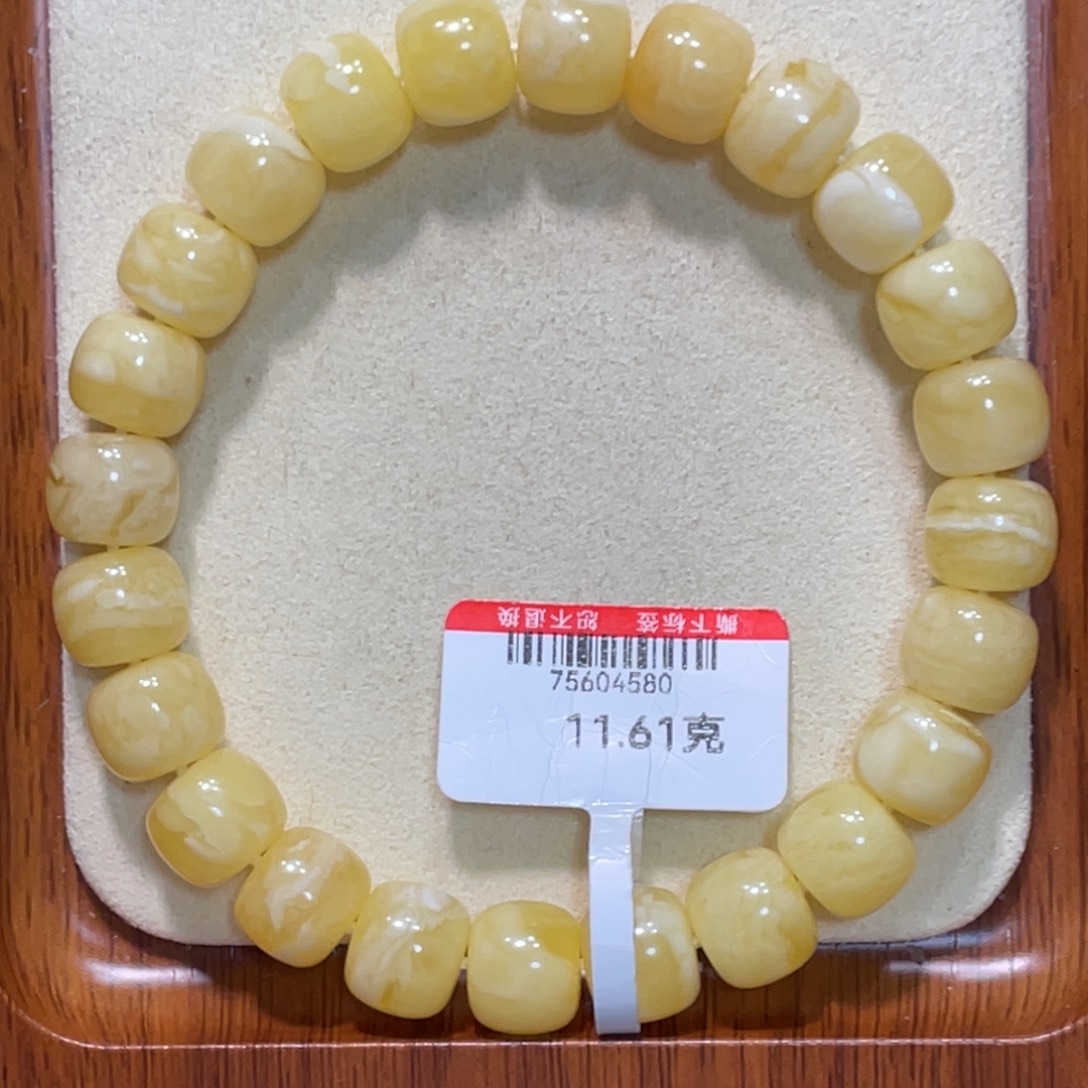 蜜蜡手链未镶嵌蜜蜡