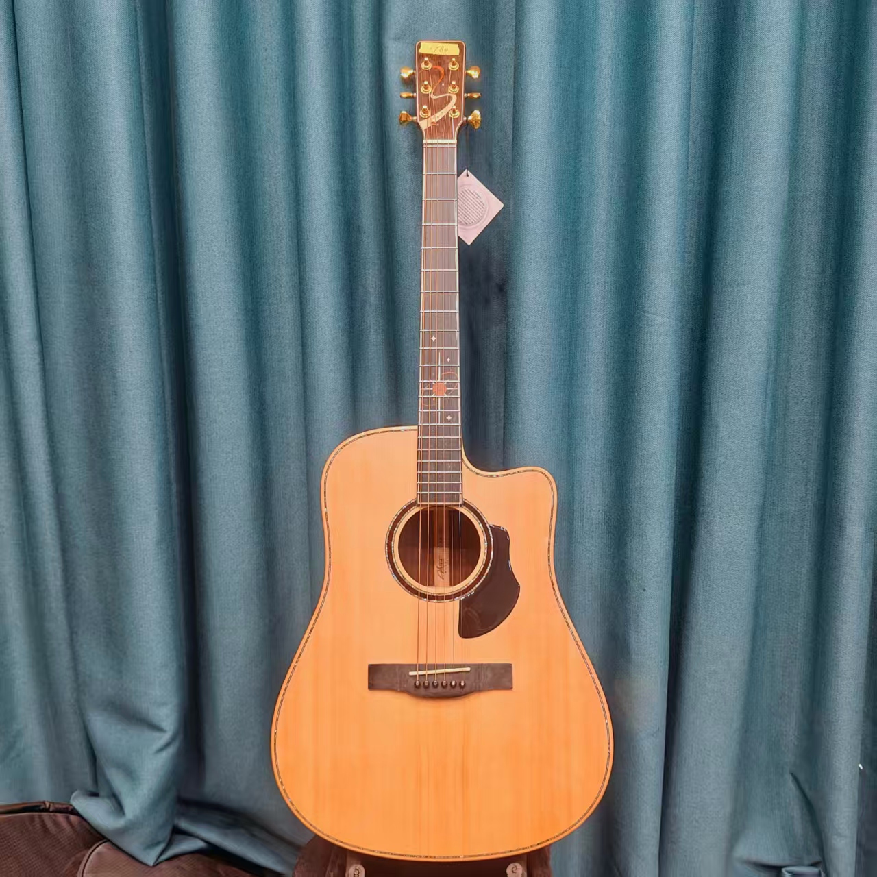 跨年专属手工全单民谣木吉他 云杉玫瑰木41寸