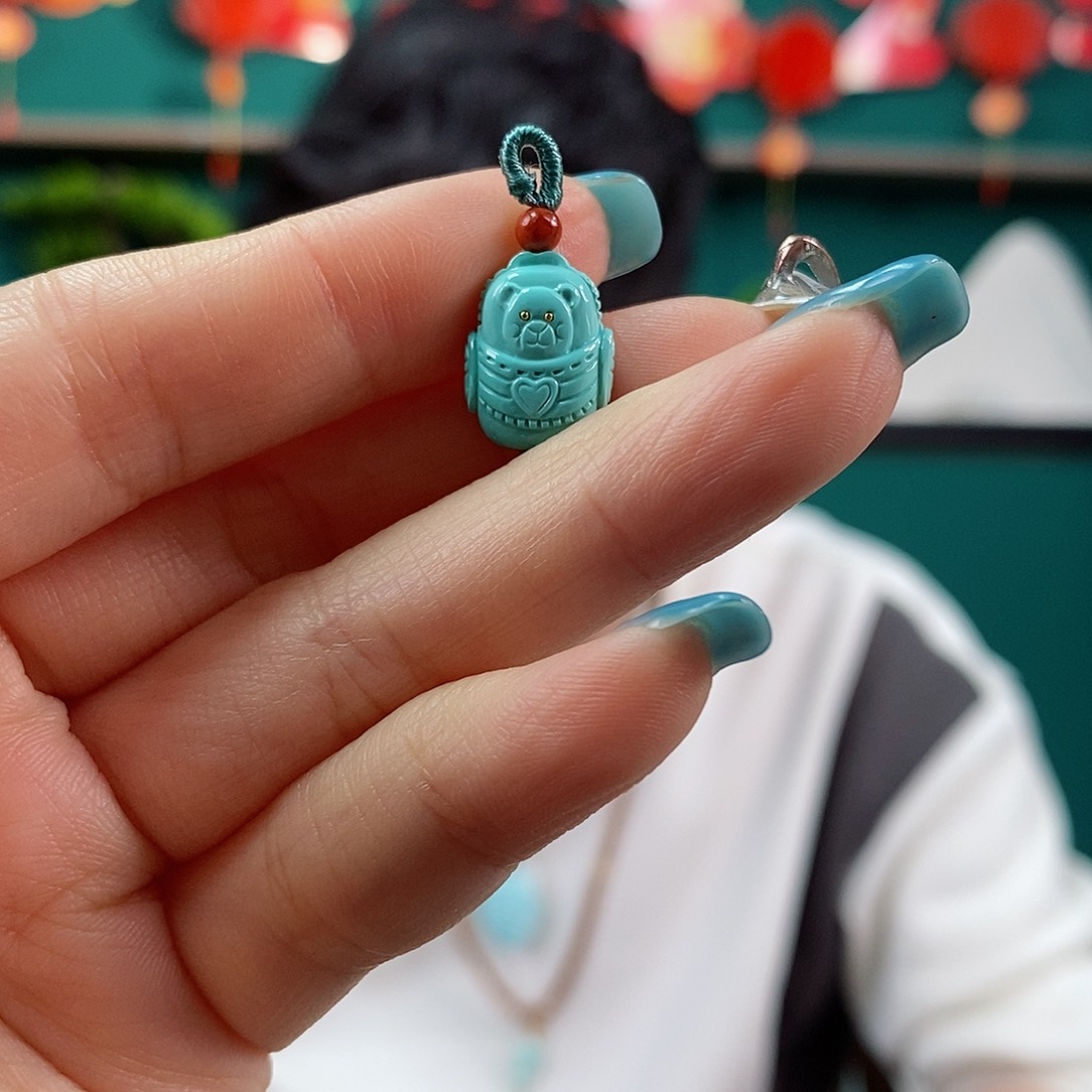 绿松石珠宝奇石未镶嵌