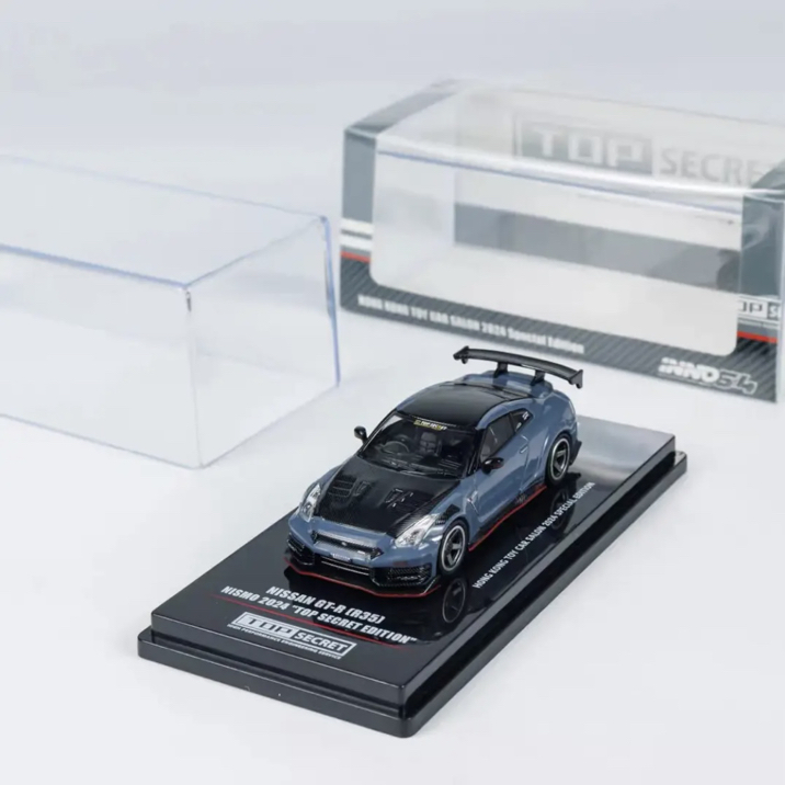 INNO 1:64 TOP SECRET尼桑GTR R35 NISMO香港车仔玩具展 汽车模型