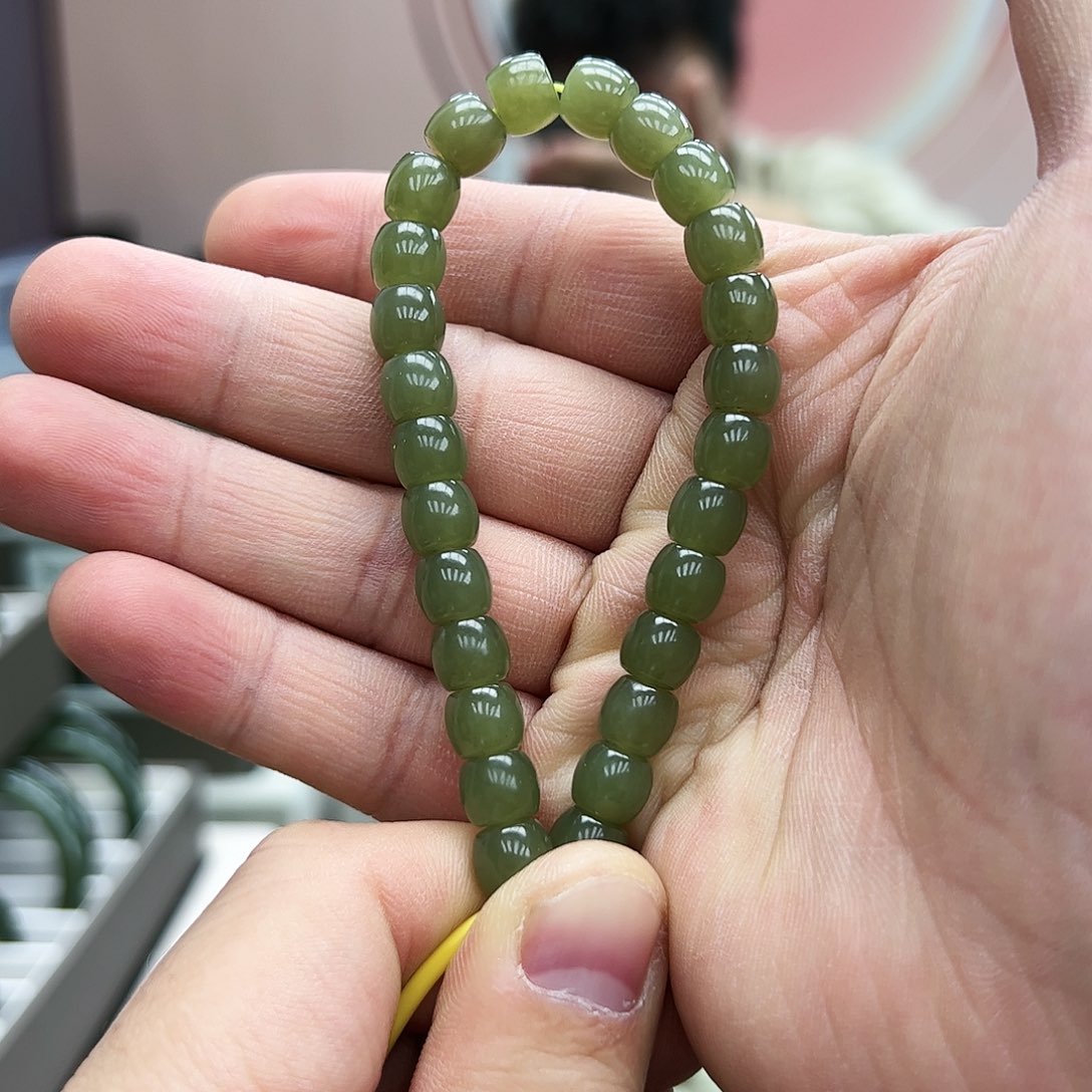 和田玉手串未镶嵌