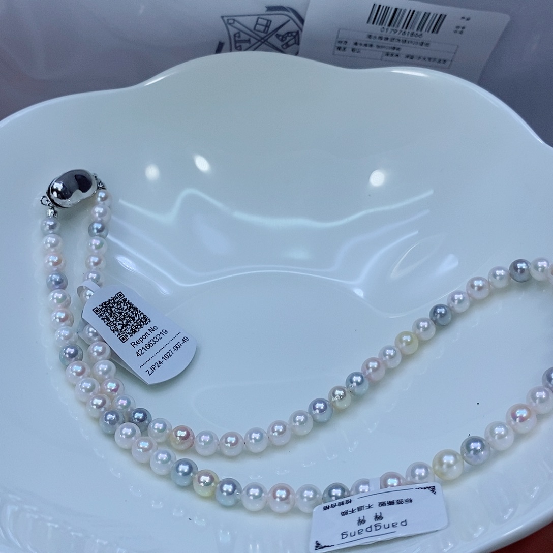 海水珍珠颈饰银S925镶嵌