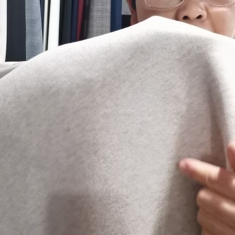 水洗羊绒平纹燕麦1.1米