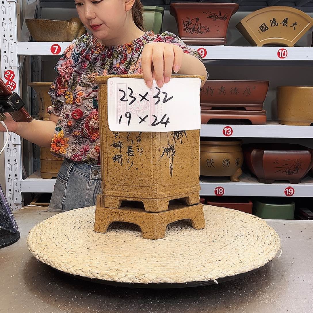 紫砂花盆紫砂花盆