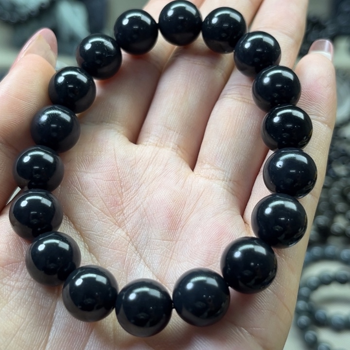 和田玉未镶嵌手链95墨