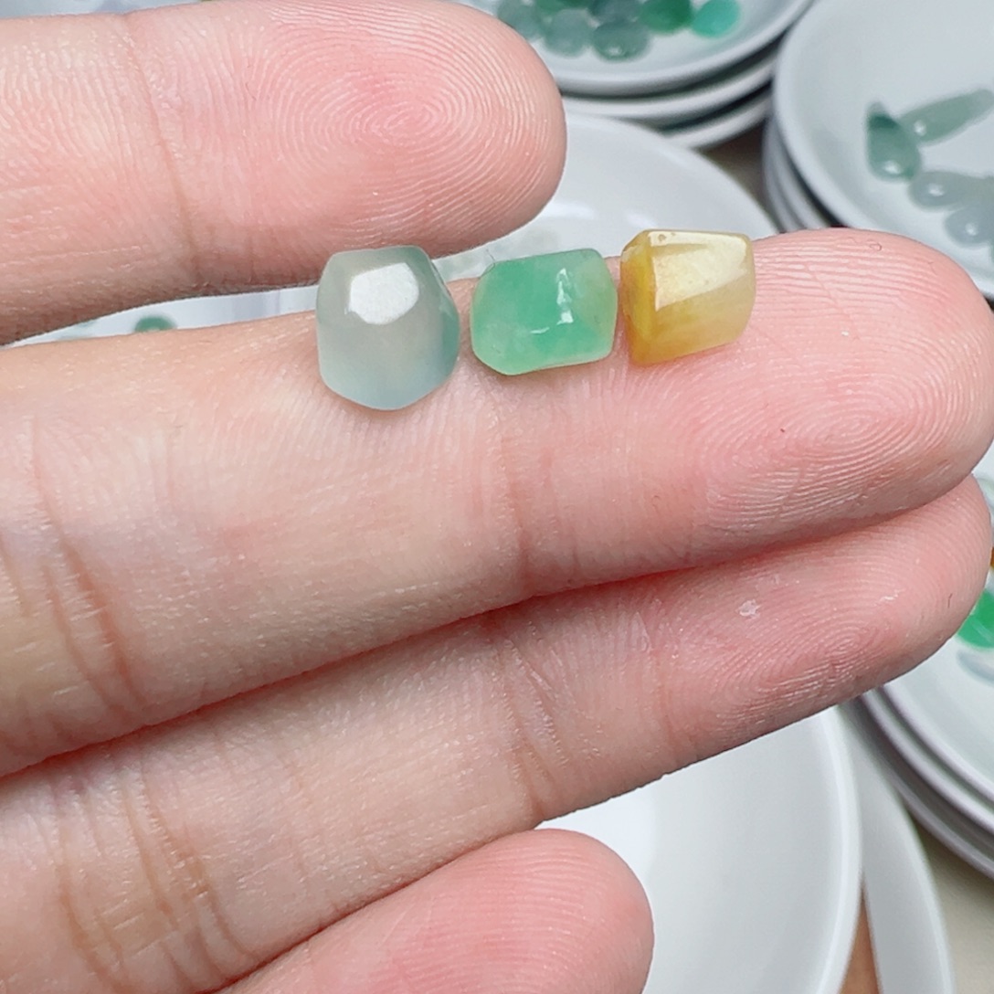 可***宝翡翠散珠随行三个可挑