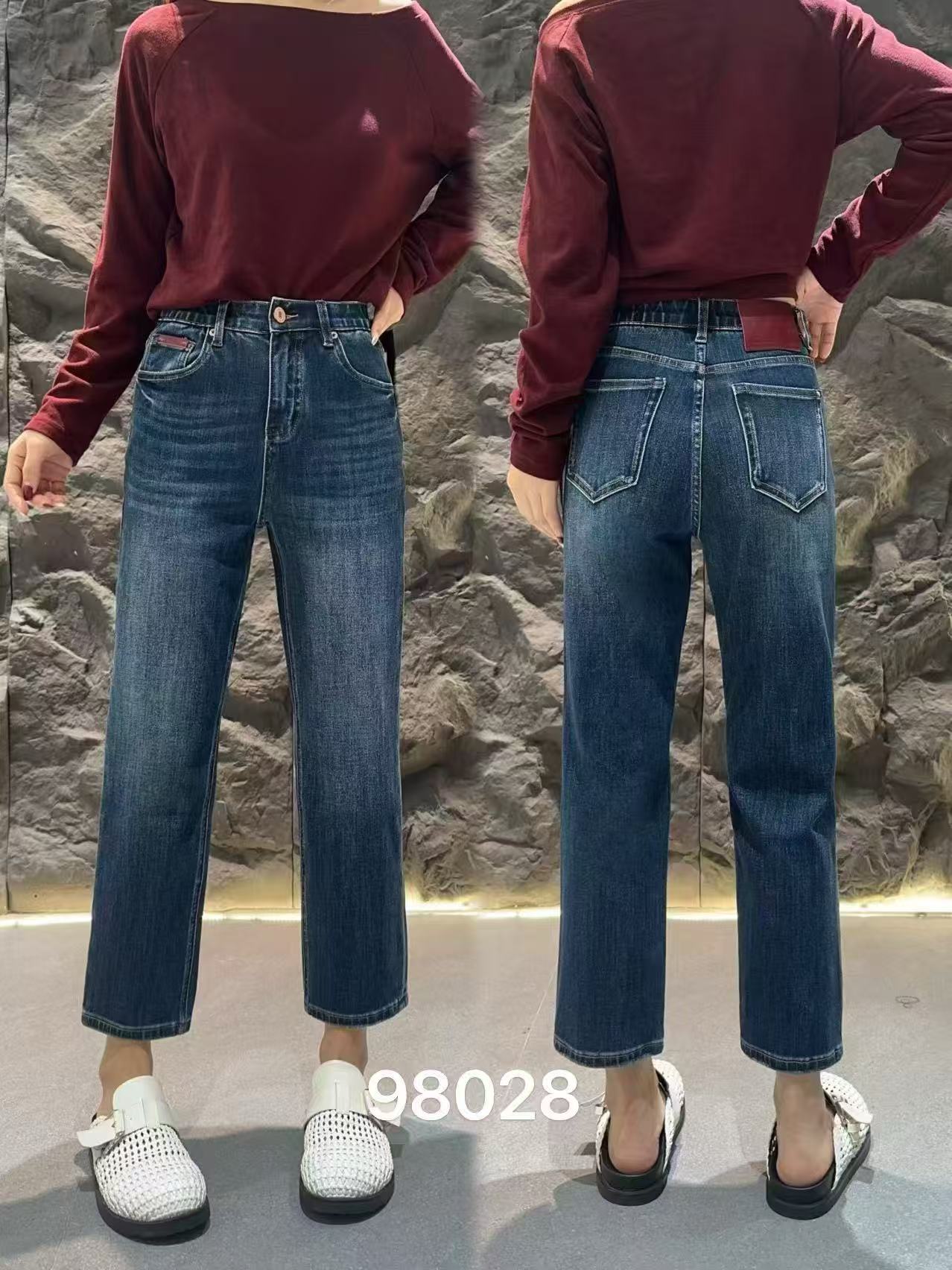 时尚百搭秋季烟管九分裤98028