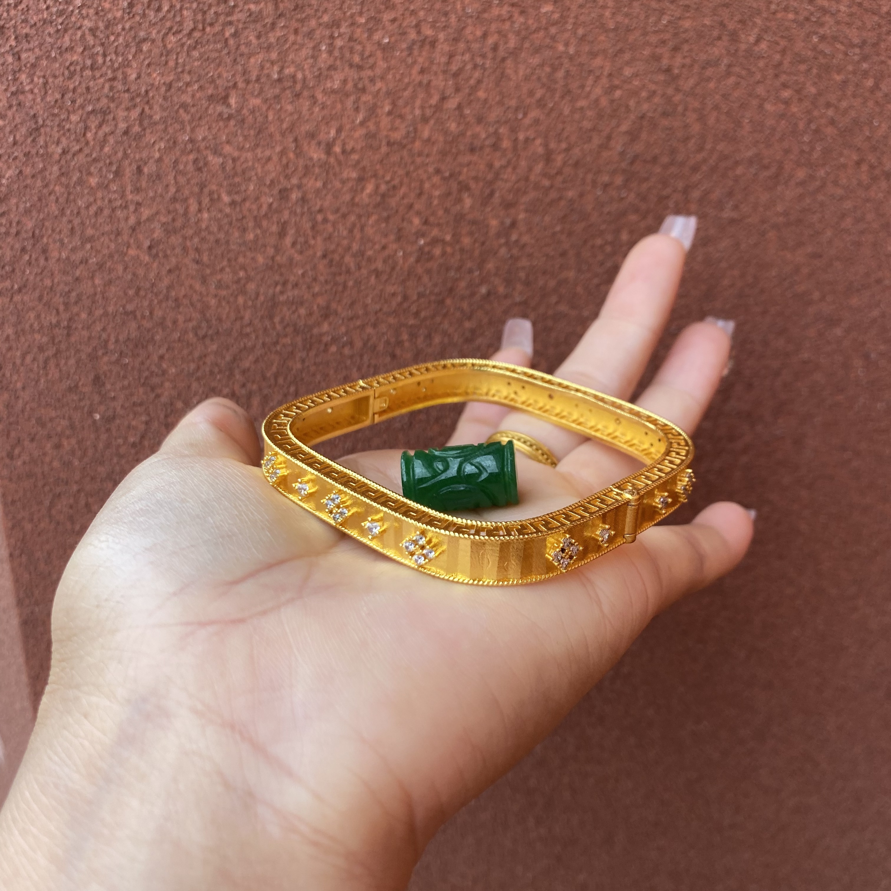 21-方行手镯-玛瑙珠多样发一