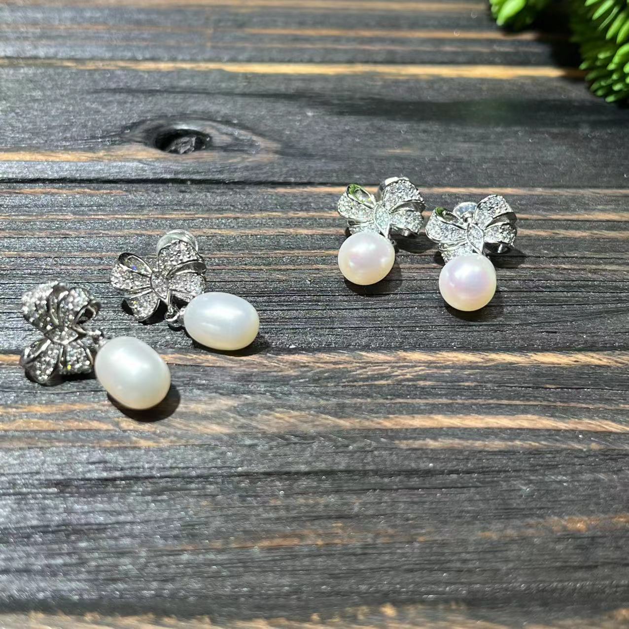 珍珠耳钉多样性发其一@k