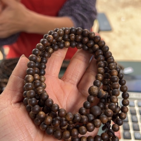 沉香手串白棋沉水浮14克卡0.6多样性发1串