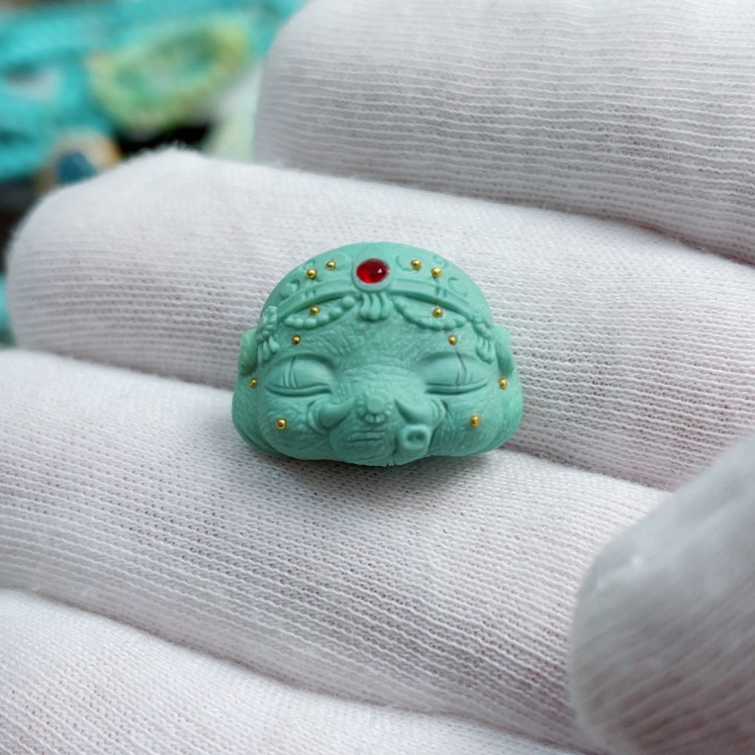 绿松石珠宝奇石未镶嵌