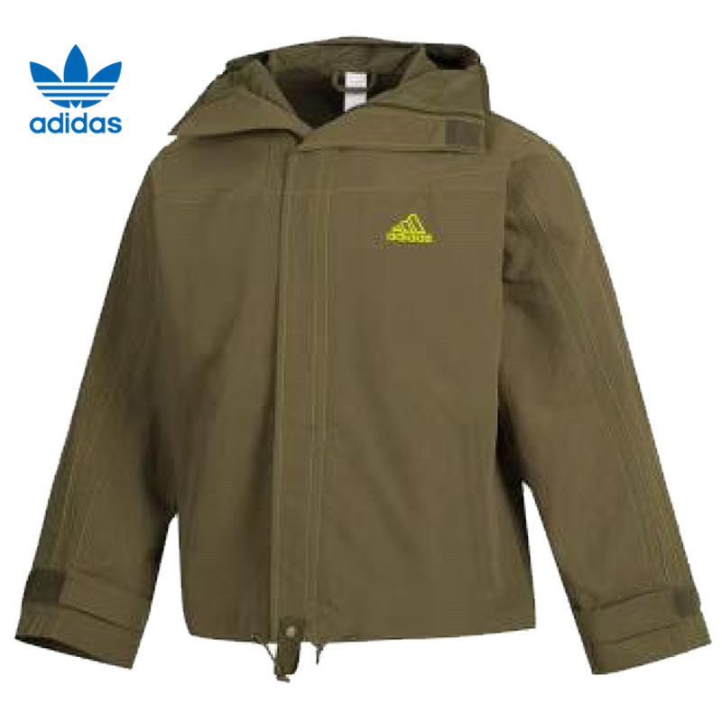adidas阿迪达斯男子CUTLINE JACKET梭织连帽外套JD5420