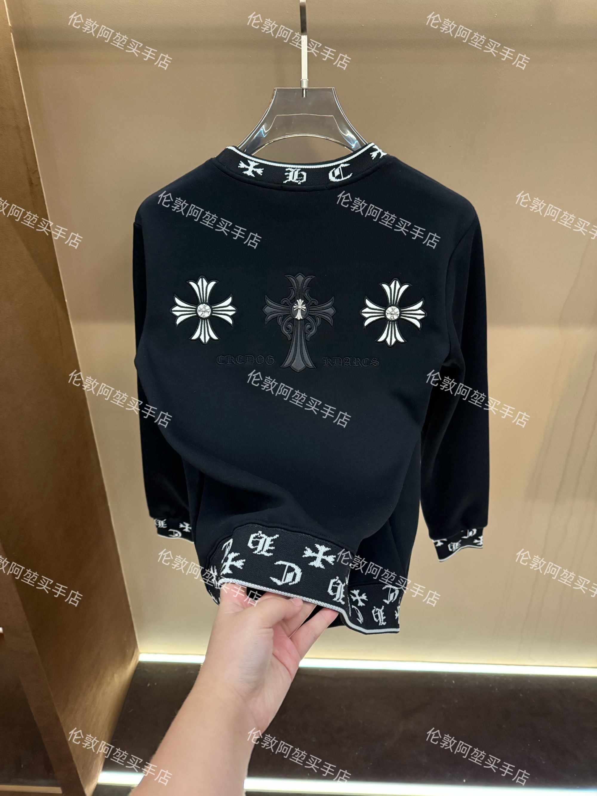 男士冬季新款轻奢休闲百搭修身时尚加绒卫衣F368