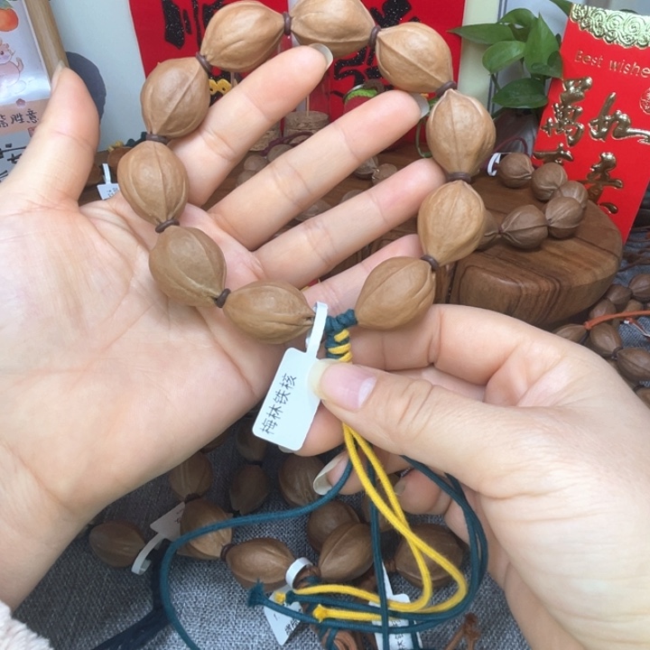 橄榄核手串/手链免**李梅林铁核20.27