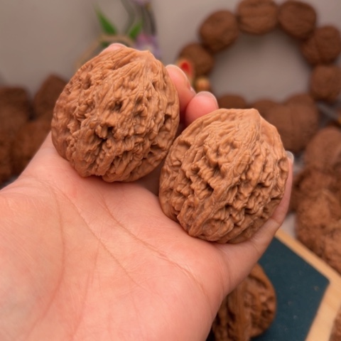 吊坠文玩核桃40虎头