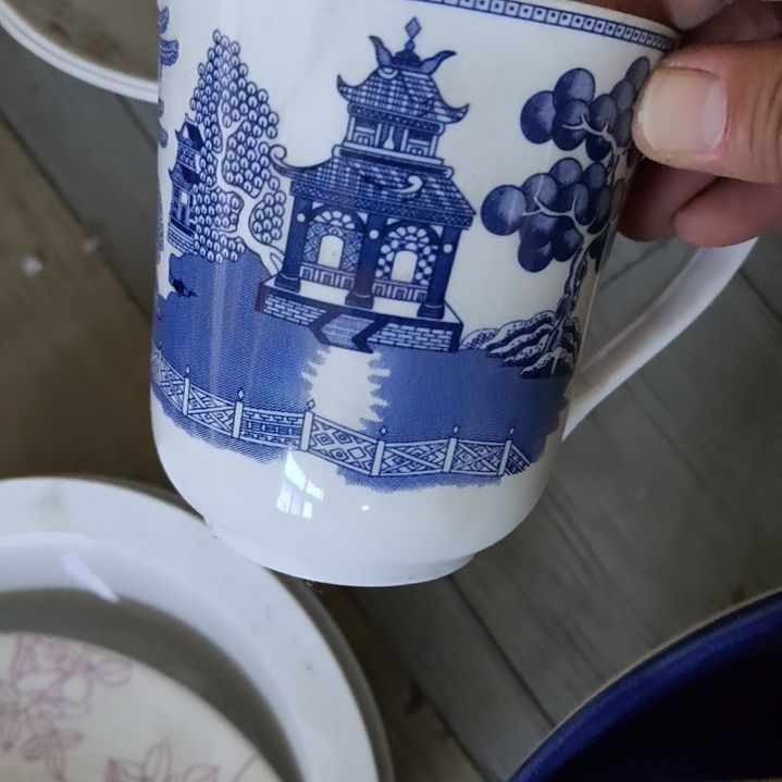 陶***陶瓷片磁州窑五厂盘碗壶杯