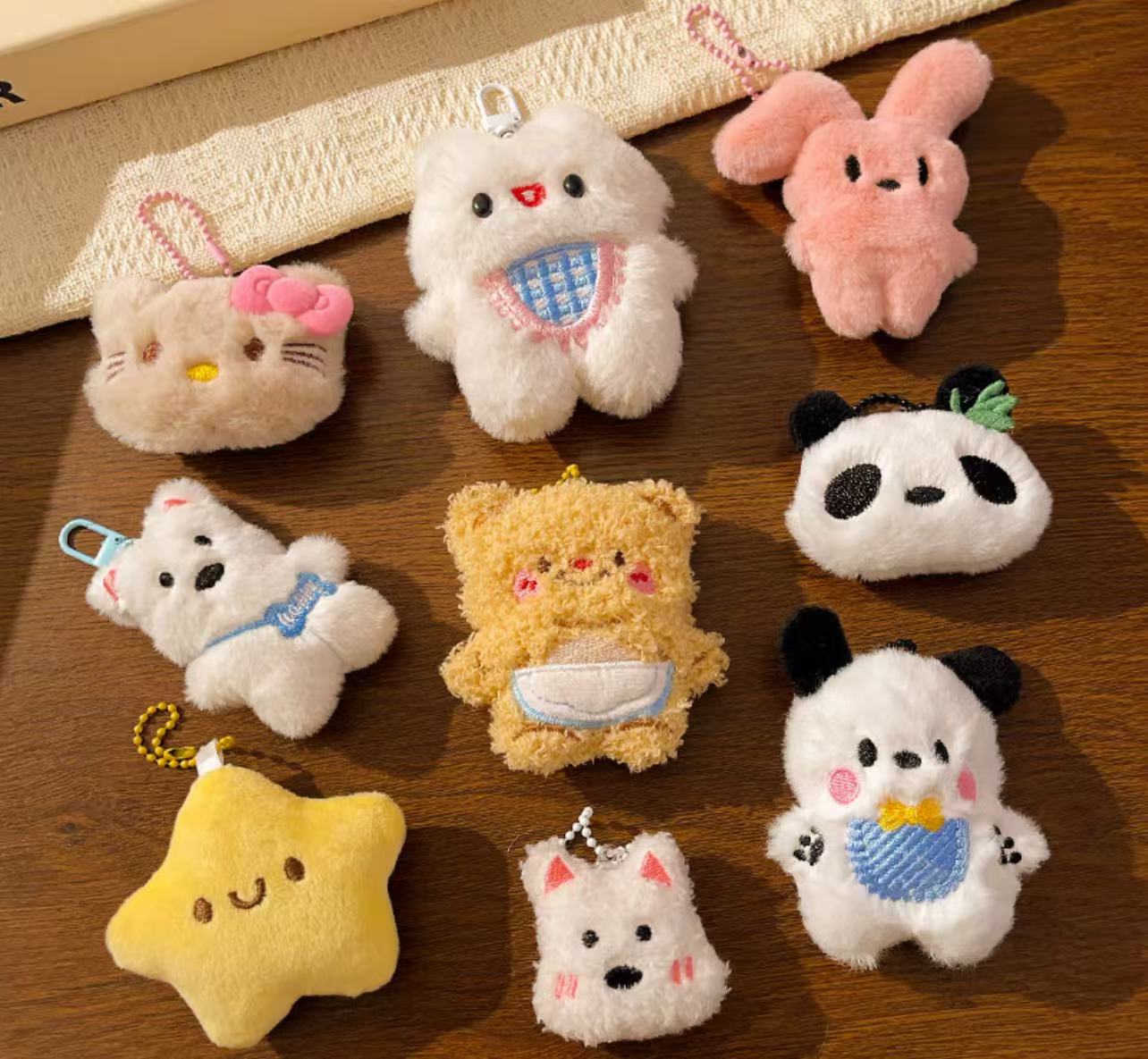 【掏一掏】新款可爱小礼品毛绒公仔卡通挂件摆件包包随身挂件