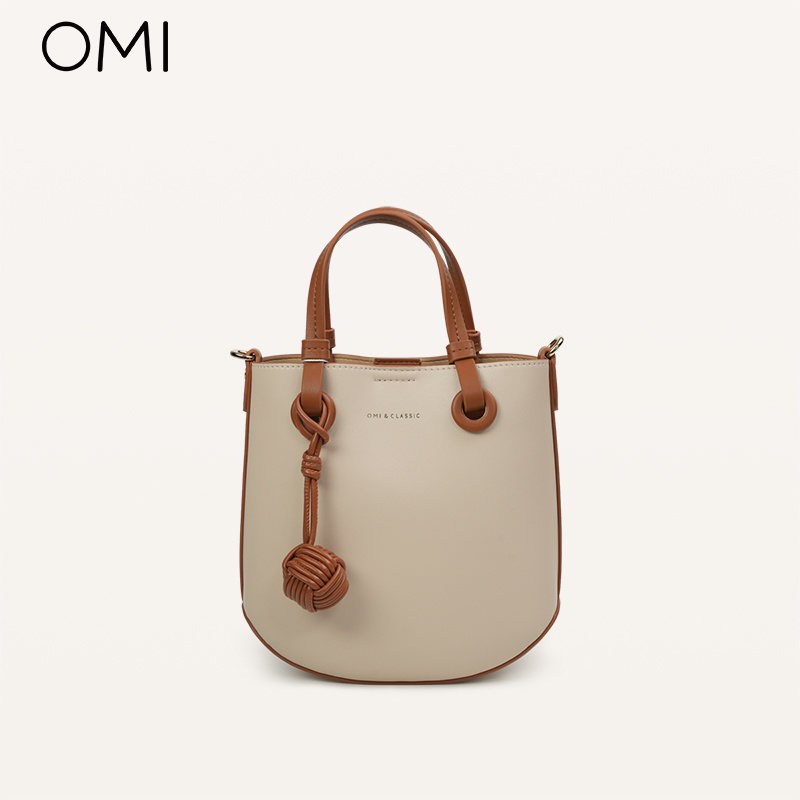 OMI/欧米欧米OMI菜篮子斜挎包女秋冬包高级手提包小众设计单肩包