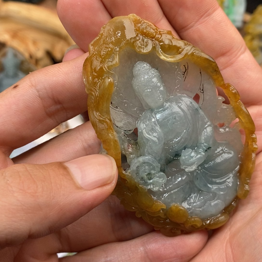 和***风定制翡翠未镶嵌翡翠
