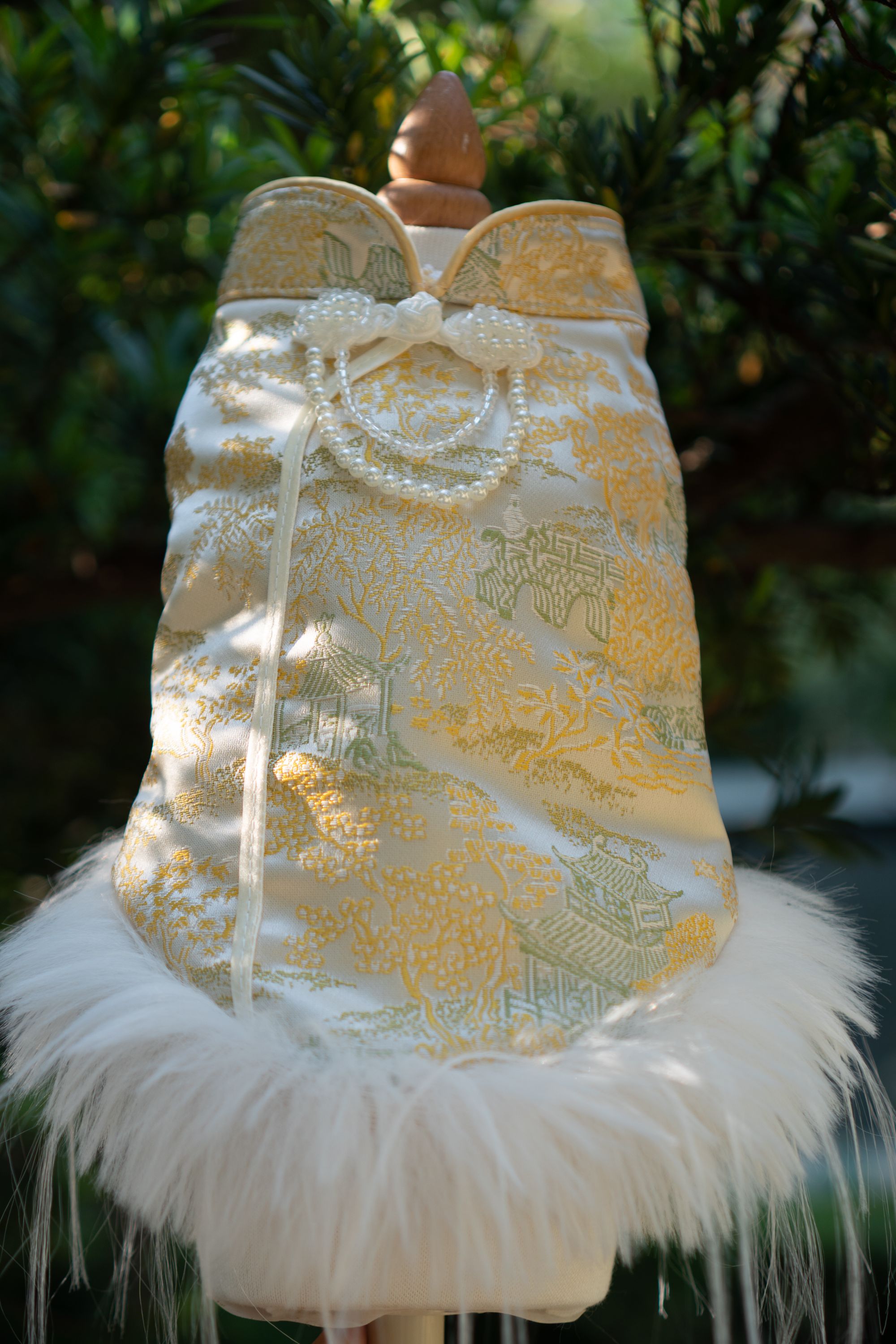 小型犬猫咪国潮中国风秋冬宠物衣服过年唐装