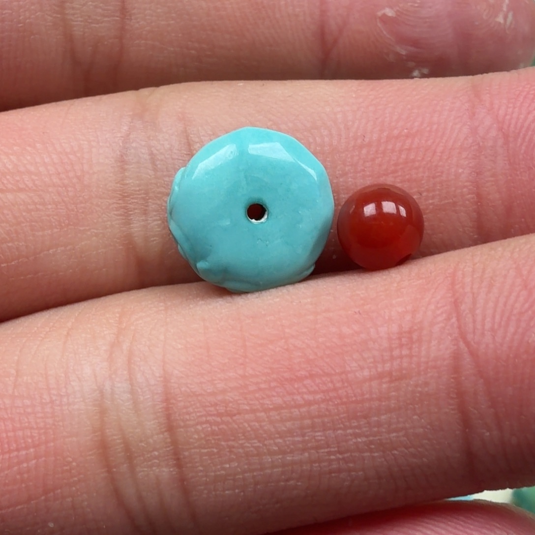 ʚ***兔南红玛瑙未镶嵌珠宝半成品