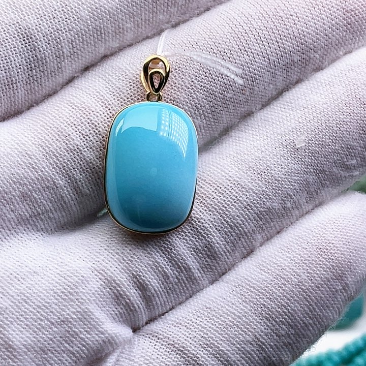 绿松石其它18K金镶嵌