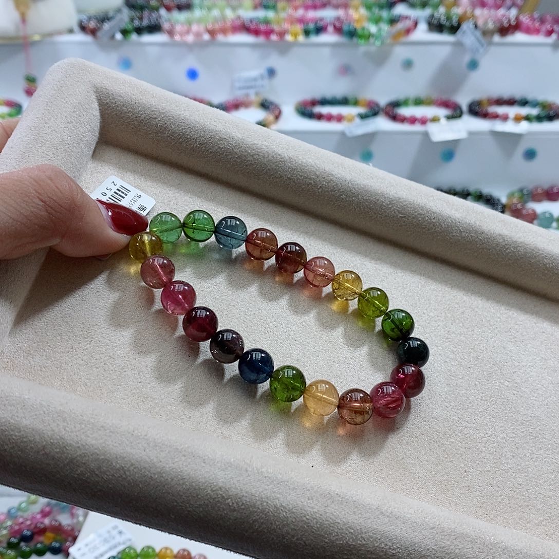 碧玺手链未镶嵌小*象多样性发一条