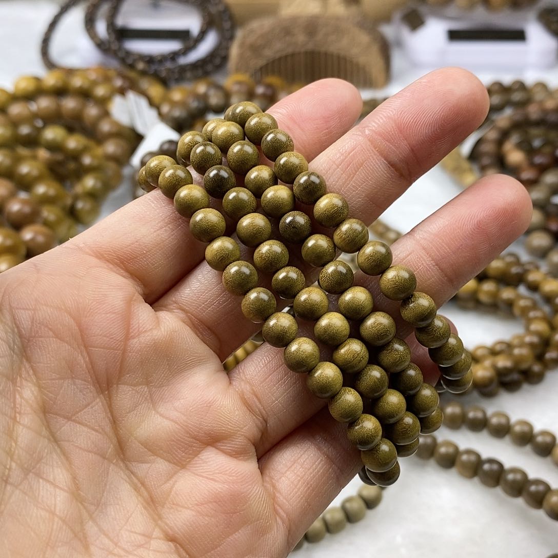 檀香木手串/手链奶香浓郁微瑕0.6/108