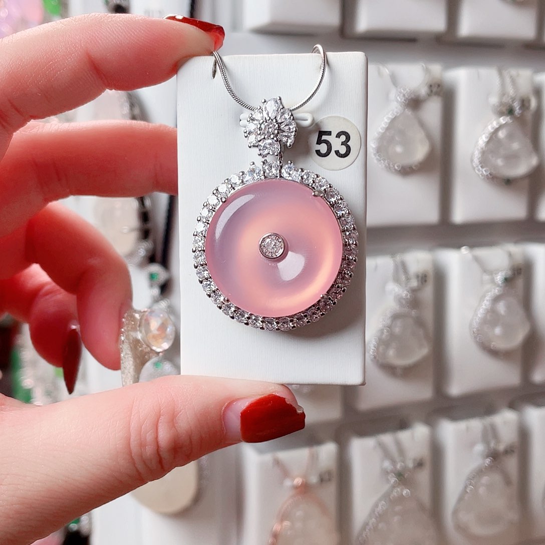 玛瑙/玉髓吊坠(赠链)未镶嵌