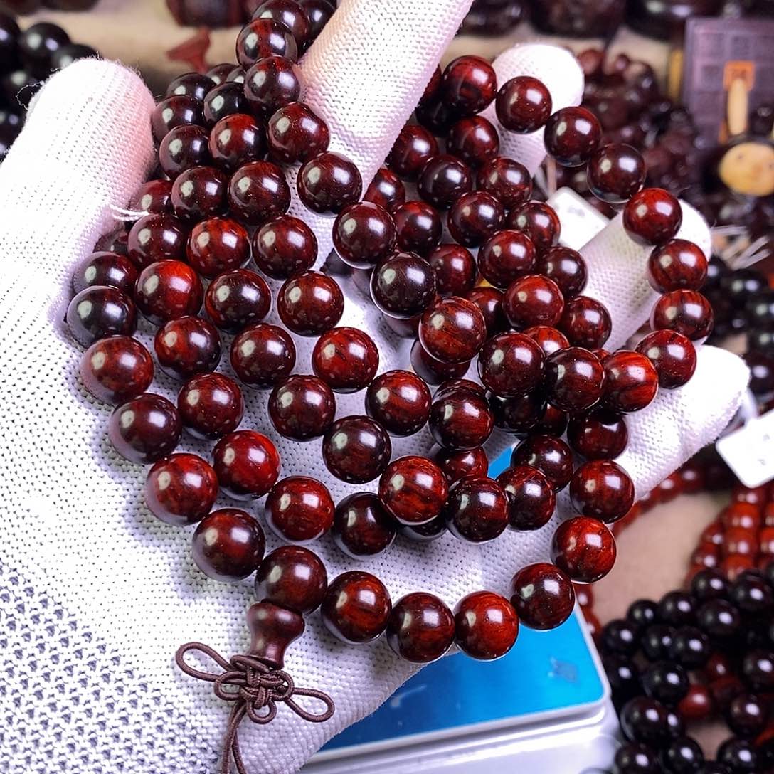 小叶紫檀手串/手链来****✌10火焰