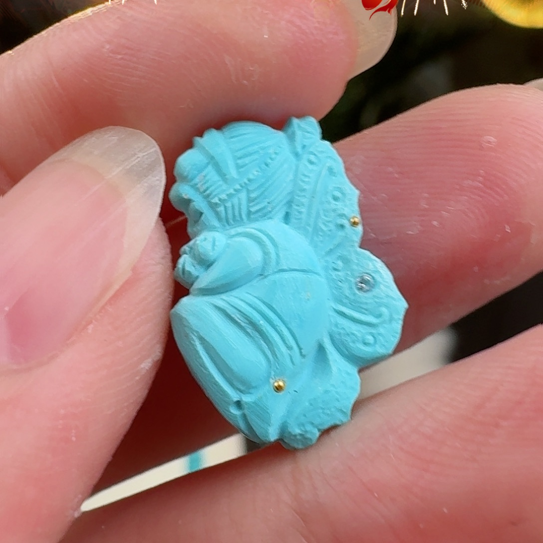 绿松石珠宝奇石未镶嵌