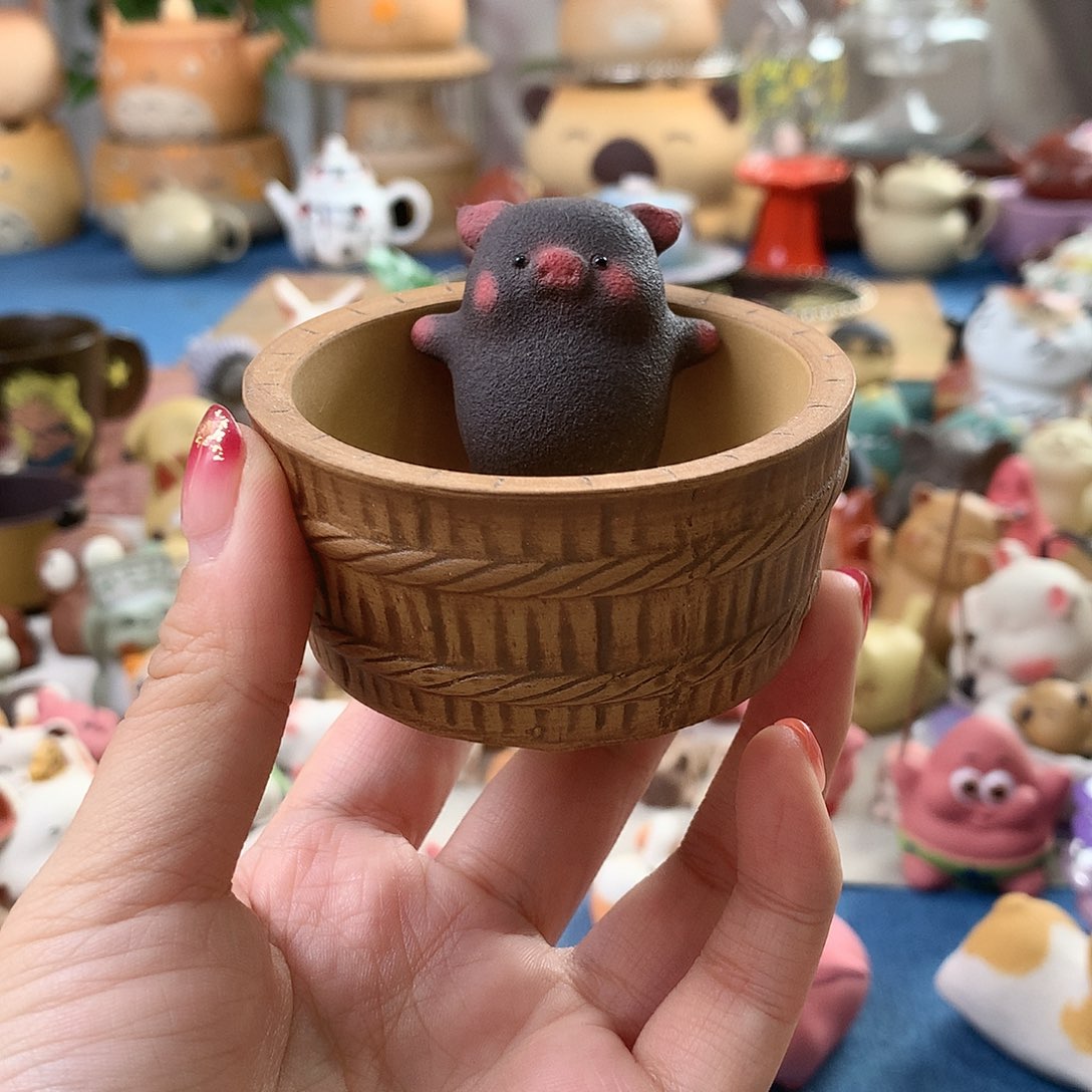 紫砂茶宠手工制作