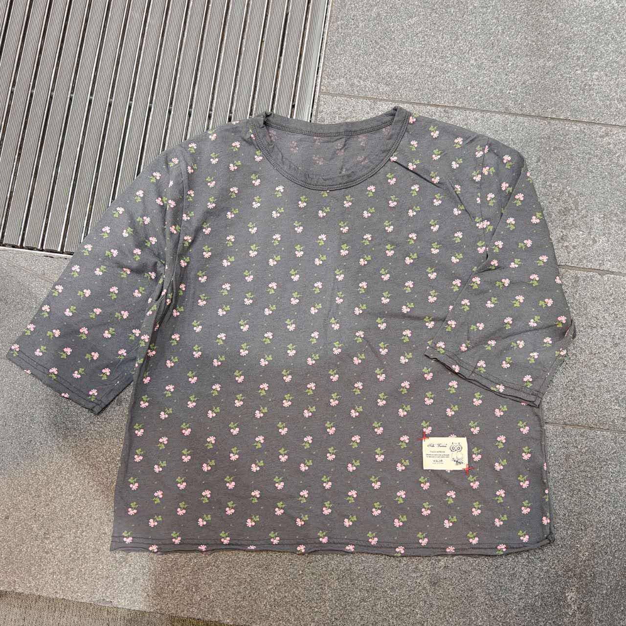 韩国正品/不支持退换/EG/碎花半袖/0701