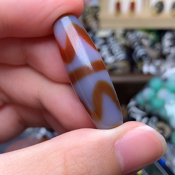 玛瑙/玉髓发1个未镶嵌