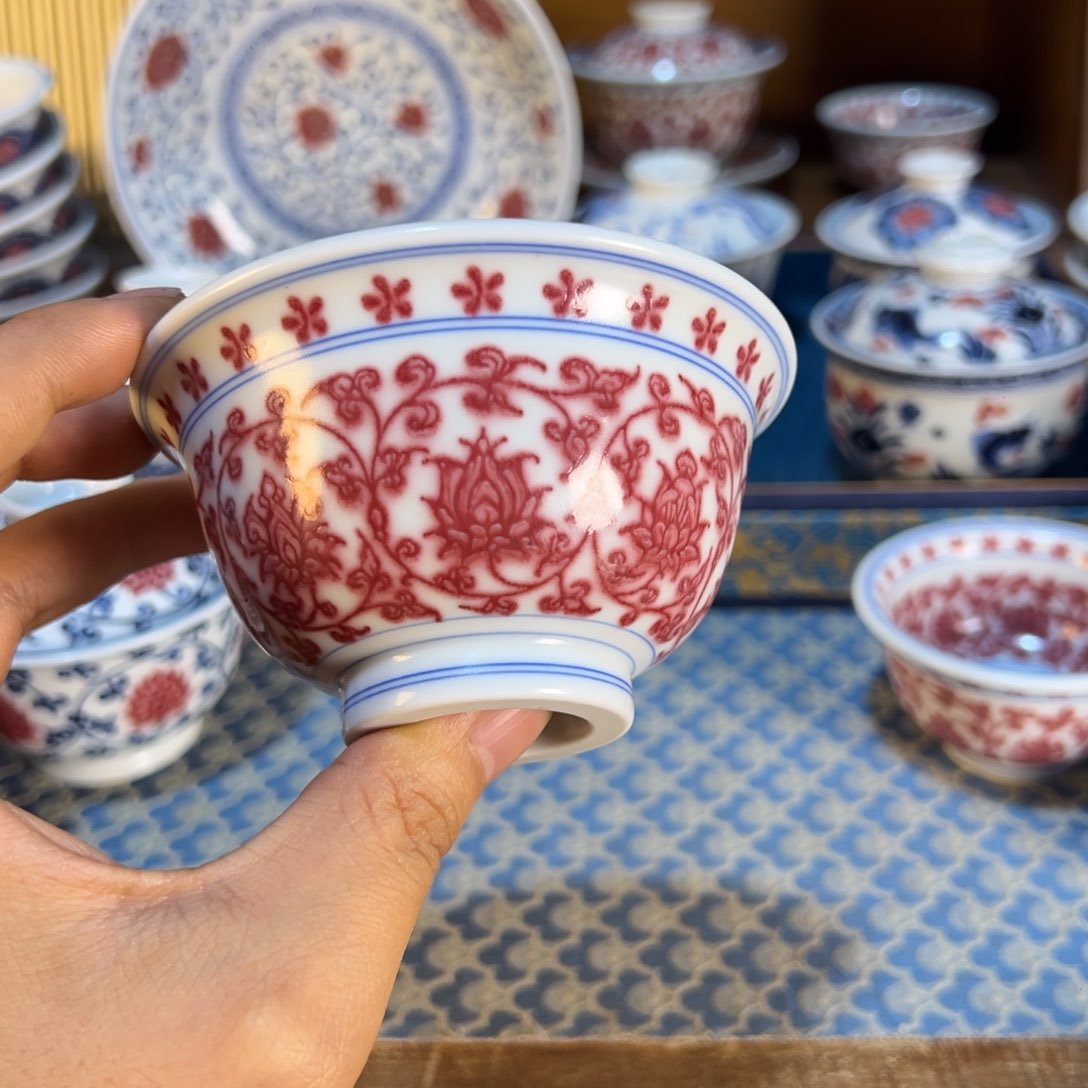 盖碗景德镇茶器百宝箱