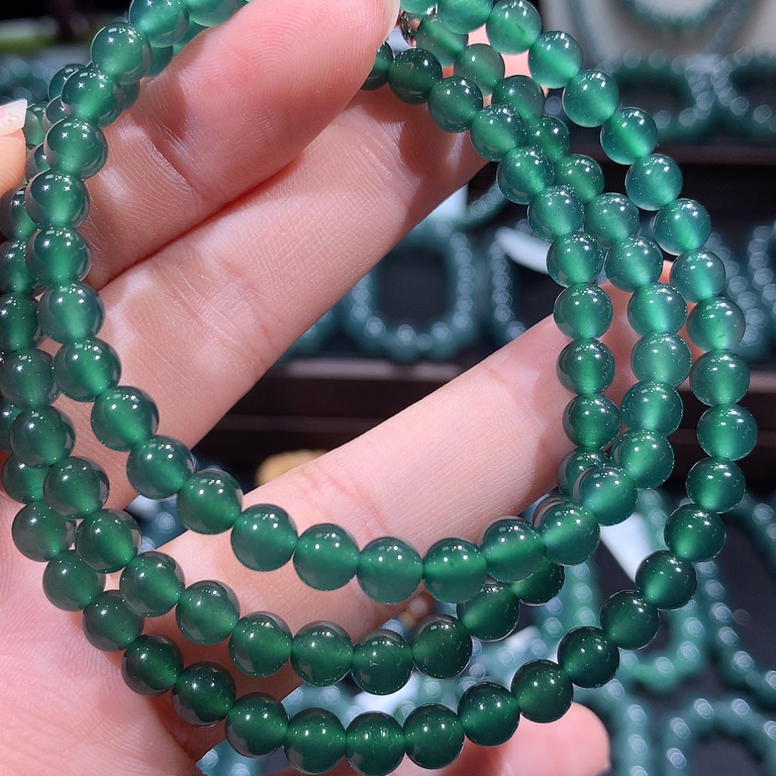 未镶嵌手链翡翠天然a货翡翠项链5.8