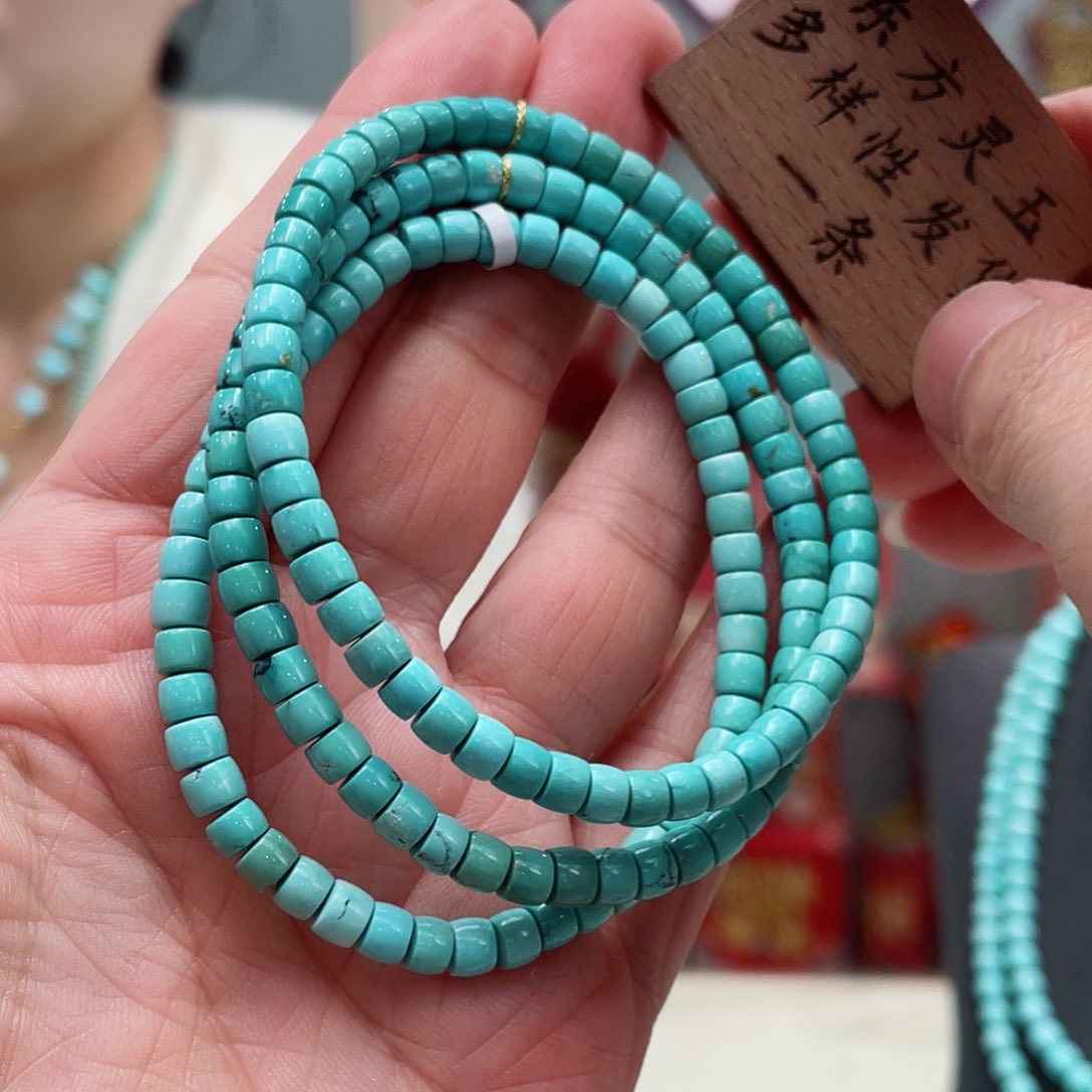 绿松石手串未镶嵌