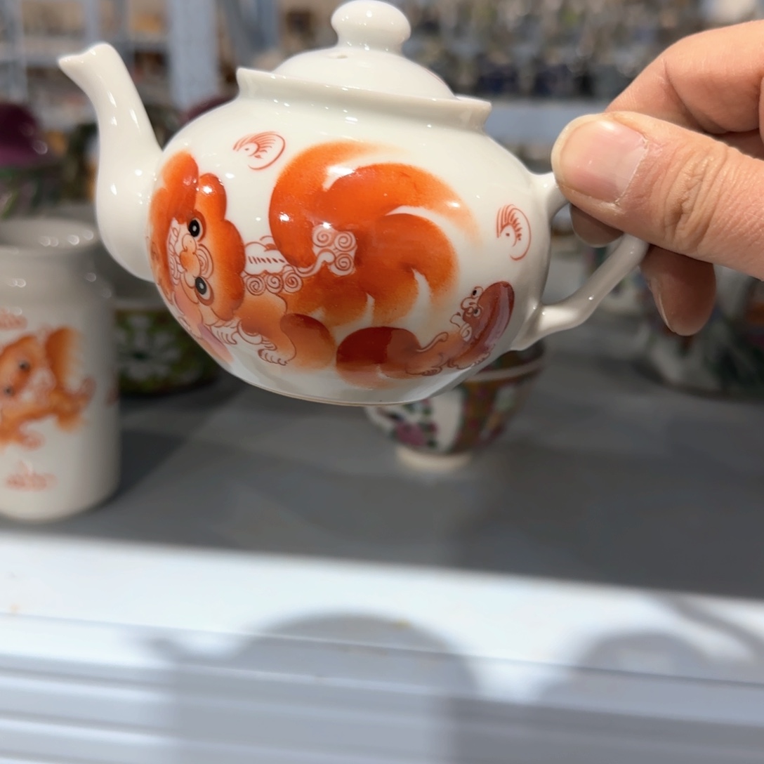 瓷片摆件手绘瓷器全部处理