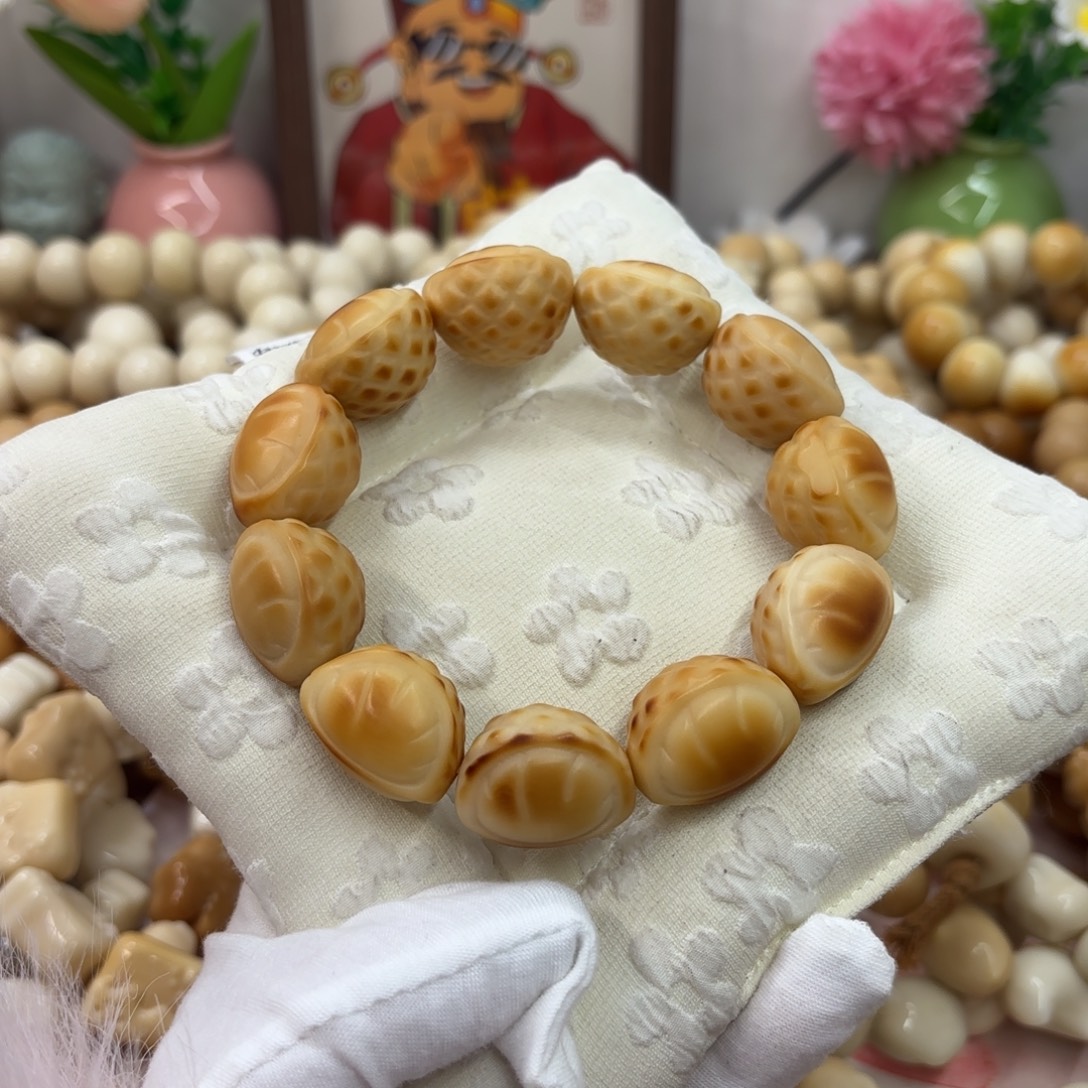 菩提根/象牙果吊坠25干磨牙果炭烤榴莲默认瑕368