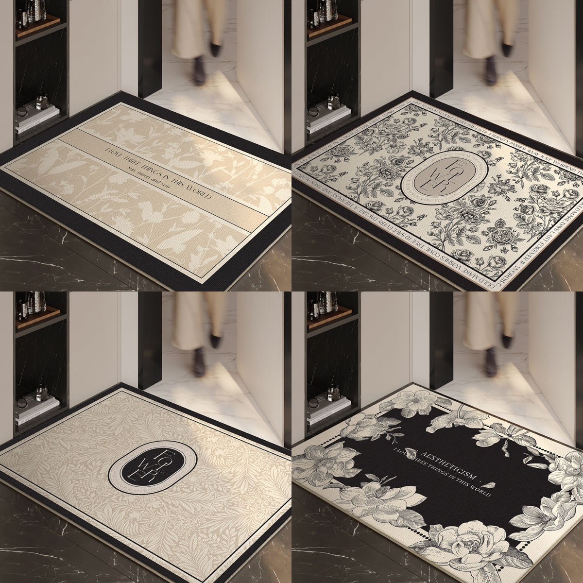 入户门地垫2025新款进门门口脚垫防滑耐磨免洗地毯玄关耐脏脚垫子