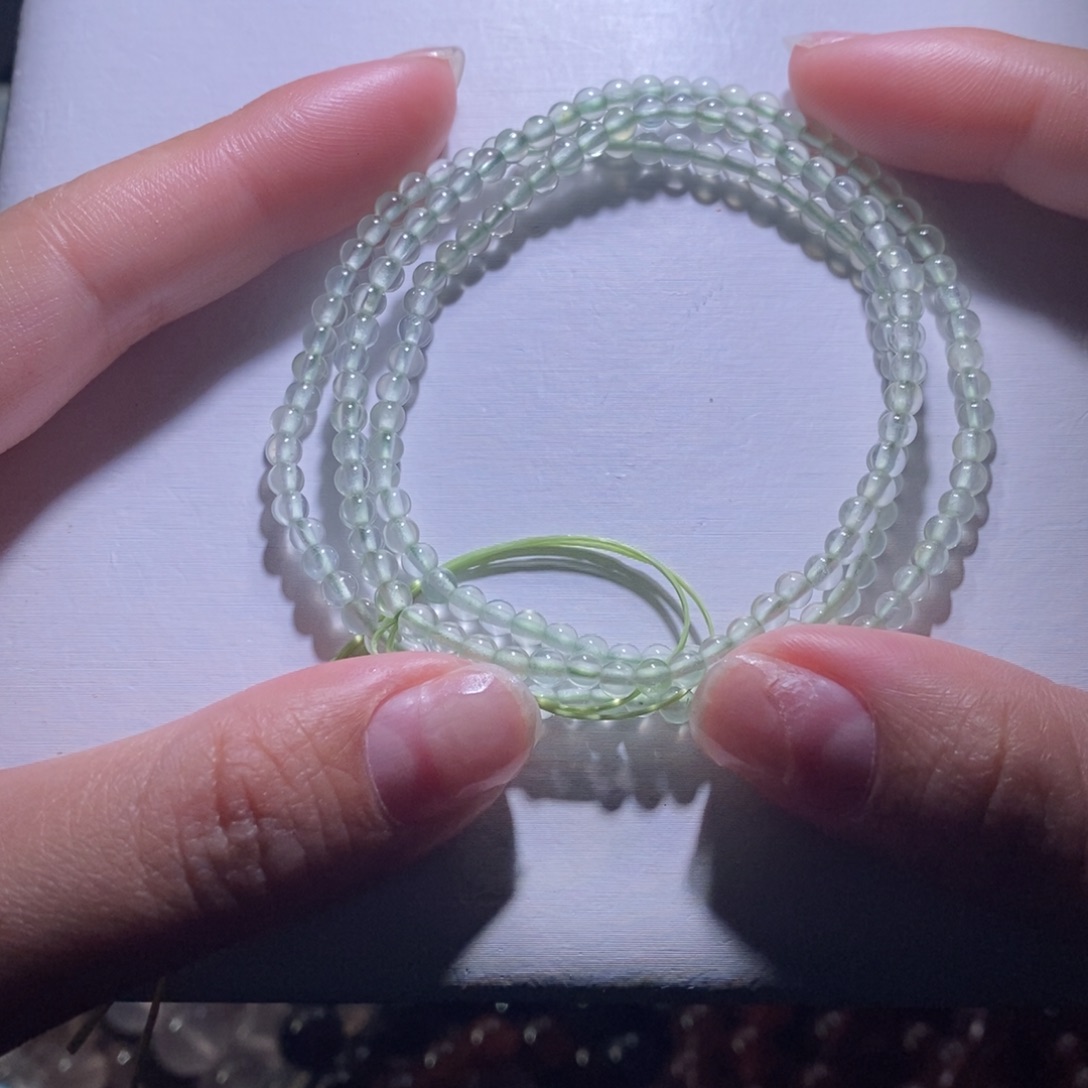 未镶嵌手链水晶绿葡萄