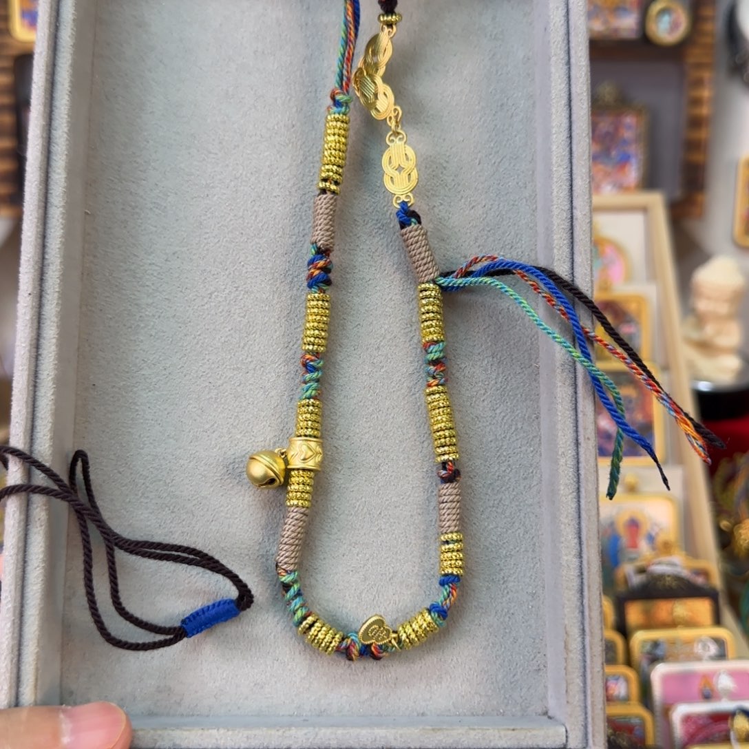 苏***宇吊坠纯手绘唐卡绳子